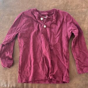 Crewcuts Maroon Long Sleeve Tee